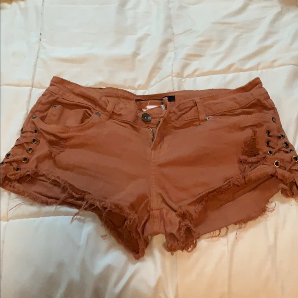Orange billabong shorts